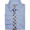 image:imageVan Heusen Boys Long Sleeve Collared Buttondown Dress Shirt and Tie SetMazarine Blue