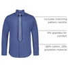 image:imageVan Heusen Boys Long Sleeve Collared Buttondown Dress Shirt and Tie SetMedium Blue