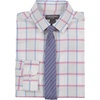 image:imageVan Heusen Boys Long Sleeve Collared Buttondown Dress Shirt and Tie SetRed Violet