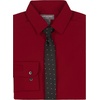 image:imageVan Heusen Boys Long Sleeve Collared Buttondown Dress Shirt and Tie SetRhubarb
