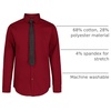image:imageVan Heusen Boys Long Sleeve Collared Buttondown Dress Shirt and Tie SetRhubarb
