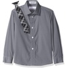 image:imageVan Heusen Boys Long Sleeve Collared Buttondown Dress Shirt and Tie SetSilverware