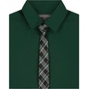 image:imageVan Heusen Boys Long Sleeve Collared Buttondown Dress Shirt and Tie SetVerdant Green