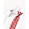 image:imageVan Heusen Boys Long Sleeve Collared Buttondown Dress Shirt and Tie SetWhite Poplin
