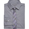 image:imageVan Heusen Boys Long Sleeve Collared Buttondown Dress Shirt and Tie SetWild Grey Plaid