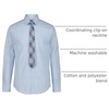 image:imageVan Heusen Boys Long Sleeve Collared Buttondown Dress Shirt and Tie SetWindsurfer Plaid