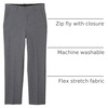image:imageVan Heusen boys Flex Stretch Flat Front Dress PantsOxford Grey