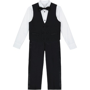 image:imageVan Heusen BabyBoys 4Piece Formal Dress Up Vest Set Vest Pants Collared Dress Shirt and TieTuxedo