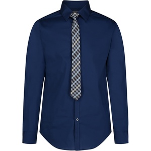 image:imageVan Heusen Boys Long Sleeve Collared Buttondown Dress Shirt and Tie SetEstate Blue