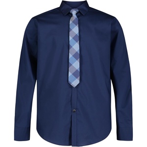 image:imageVan Heusen Boys Long Sleeve Collared Buttondown Dress Shirt and Tie SetFlag Blue