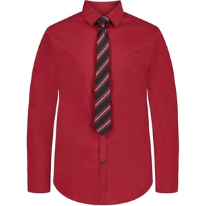image:imageVan Heusen Boys Long Sleeve Collared Buttondown Dress Shirt and Tie SetRedStripe