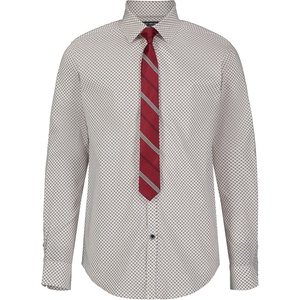 image:imageVan Heusen Boys Long Sleeve Collared Buttondown Dress Shirt and Tie SetRoasted Rouge Stripe
